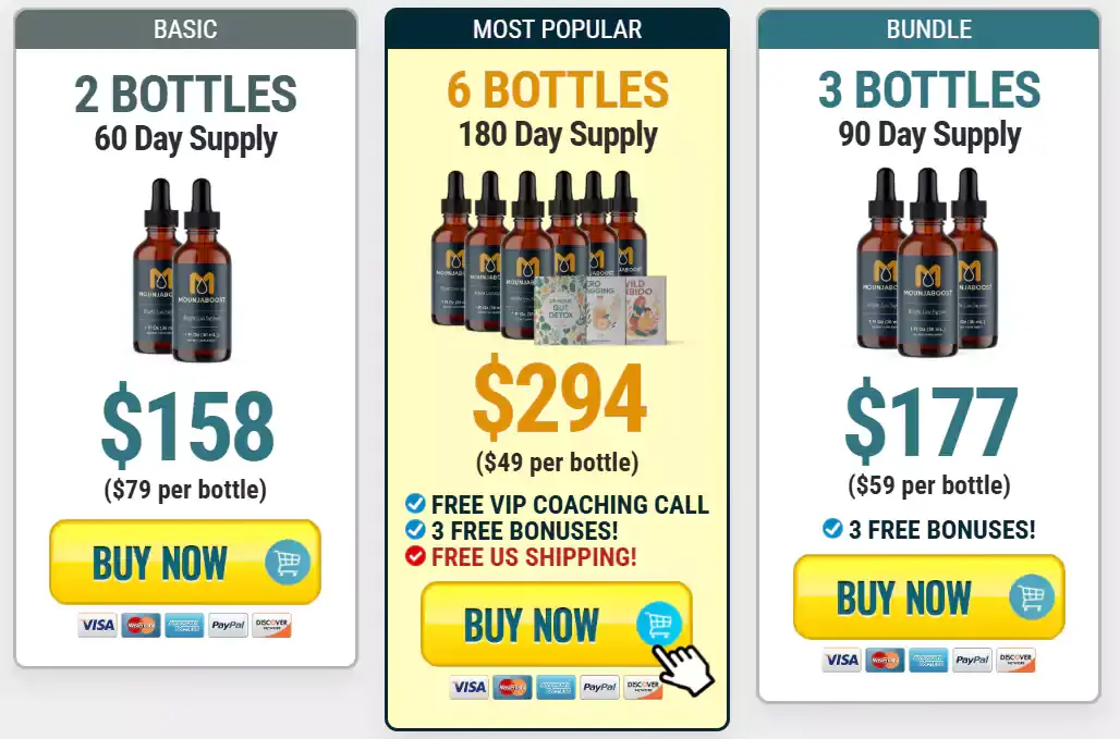 MounjaBoost secure checkout and exclusive bundle pricing